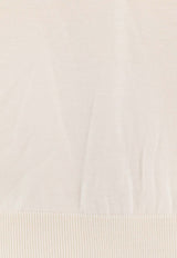 Hugo Boss Wool and Silk Crewneck Sweater Off-white 50544808118_OPEN WHITE_30008520