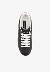 Dolce & Gabbana Portofino Low-Top Sneakers Black CS2216AH5278B979_NERO ARGENTO_29841493