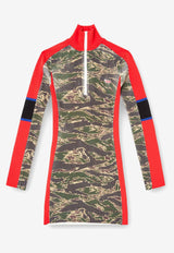 Diesel M-Camok High-Neck Mini Dress Green A188840NKCN51FA_Green_29842746