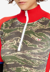 Diesel M-Camok High-Neck Mini Dress Green A188840NKCN51FA_Green_29842746