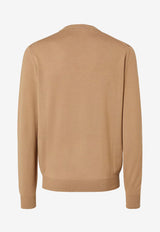 Fendi Monogram Crewneck Sweater Beige FZX091ASH3F0QU5_Brown_29849671