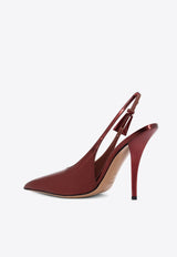 Paris Texas Jessica 105 Slingback Mirror Leather Pumps Wine PX1345XNPMRWINE_WINE_29878743