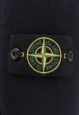 Stone Island Logo Patch Wool Sweater Blue K2S155100071S00C4V0020_Blue_29842945