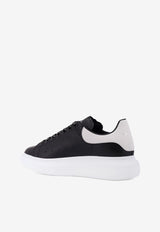 Alexander McQueen Oversize Leather Sneakers Black 553680WIAIG1070_Black_29856848