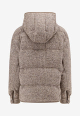 Brunello Cucinelli Reversible Wool and Silk Puffer Jacket Brown MG5307729C6286_OCRA/PANAMA/NERO_29840768