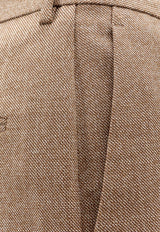 MM6 Maison Margiela Wool Tailored Pants Beige S62KB0252M35687137M_Beige/White_30005033