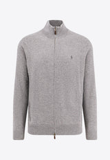 Polo Ralph Lauren Zip-Up Wool Cardigan Gray 710974149002_FAWN GREY HEATHER_29843397