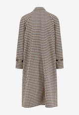 Valentino Gingham Check Single-Breasted Coat Multicolor 7V3CAK00AW6DYD_Grant beige/notte_29839416