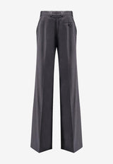 Stella McCartney Wide-Leg Tailored Pants Gray 6402873CU7031230_ASH GREY_29841654