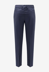 Hugo Boss Silk-Blend Pants Blue 50545652404_Blue_30010114