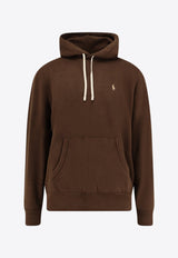 Polo Ralph Lauren Embroidered Logo Hooded Sweatshirt Brown 710766778108_NUTMEG BROWN_29840060