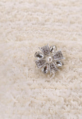 Self-Portrait Embellished Cropped Cardigan Cream AW25028JCCREAM_White_29844989