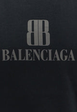 Balenciaga Nano BB Print T-shirt Black 818431TSVU41083_FADED BLACK_30893770
