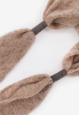 Brunello Cucinelli Cashmere Rectangular Scarf Beige MSCDFSW03PCIN37_Beige_29840188