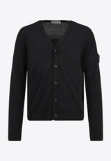 Stone Island Compass Patch Wool Cardigan Black K2S155100068S00C4V0029_Black_29838605