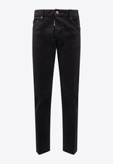 Dsquared2 Logo Patch Slim Jeans Black S74LB1742S39781900_Black_29842060