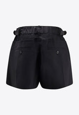 Sacai Wool-Blend Mini Shorts Black 2507951001_Black_29839457