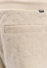 Hugo Boss Textured Bermuda Shorts Beige 50538636_131_OneColor_30897842