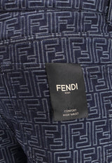 Fendi All-Over FF Denim Shorts Blue FLP369AUX4F0BUZ_Blue_29852261