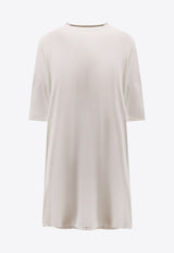Balenciaga Semi-Fitted Mini T-shirt Dress Off-white 837569TSVE79012_DIRTY WHITE_29842224