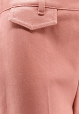 Chloé Classic Wide-Leg Pants Pink CH25APA063656L7_Wild Pink_29843326