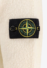 Stone Island Logo Patch Wool Sweater Cream K2S155100056S00N2V0093_White_29839973