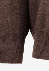 Brunello Cucinelli Essential Cashmere Sweater Brown M2200100CU766_MORO GRIGIO CHIARO_30005314