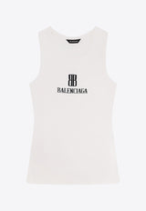 Balenciaga Nano BB Ribbed Tank Top White 835500T52319040_White_29844318