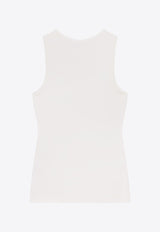Balenciaga Nano BB Ribbed Tank Top White 835500T52319040_White_29844318