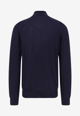 Brunello Cucinelli Cashmere-Blend High-Neck Sweater Navy M2300103CW425_NAVY GRIGIO SCURO_30005306