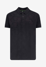 Hugo Boss Geometric Pattern Polo T-shirt Black 50533239_001_Black_30898217
