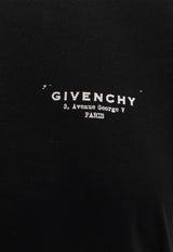 Givenchy Logo Embroidered Crewneck T-shirt Black BW70FJP75N001_Black_29841341