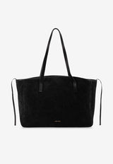 Manu Atelier XL Du Jour Suede Tote Bag Black 2025130BLACK_Black_30008685
