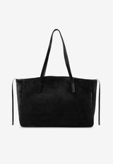 Manu Atelier XL Du Jour Suede Tote Bag Black 2025130BLACK_Black_30008685