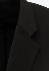 Balenciaga Cut-Off Single-Breasted Cropped Blazer Black 839295TRT011000_Black_29840329