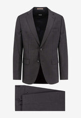 Hugo Boss Wool Single-Breasted Suit Gray 50528117_030_OneColor_30898216