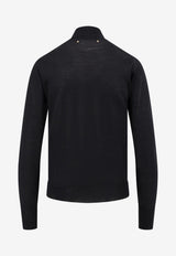 Golden Goose DB High-Neck Wool Sweater Black GWP00953P00066590100_Black_29856974