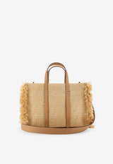 Fendi Summer FF Jacquard Tote Bag Beige 8BH435AV23F17A1_NATUR+MIELE SC+OS_29851848
