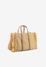 Fendi Summer FF Jacquard Tote Bag Beige 8BH435AV23F17A1_NATUR+MIELE SC+OS_29851848