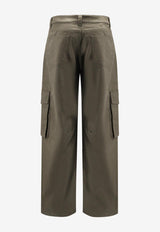 Golden Goose DB Wide-Leg Cargo Pants Green GMP01868P00155835548_IVY GREEN_29856950