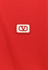 Valentino VLogo-Patch Polo T-shirt Red 7V3MH01KAQK157_Red_29846257