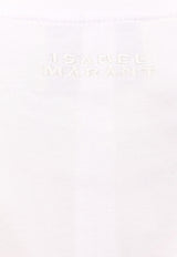 Isabel Marant Etoile Zelitos Logo T-shirt White TS0041FAA1N41I20WH_White_29842590