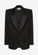 Saint Laurent Tuxedo Wool Blazer Black 760896Y7E63_1000_Black_29852051