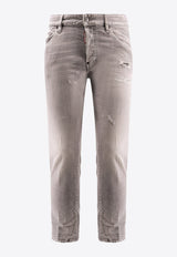 Dsquared2 Skater Skinny Jeans Gray S74LB1754S30260852_Grey_29845925