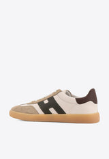 Hogan Cool Leather and Suede Low-Top Sneakers Multicolor HXM6470FB60QDA739M_White_29839413