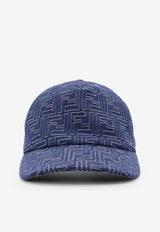 Fendi FF Jacquard Baseball Cap Blue FXQ768AV93F0RBB_Blue_29854281