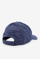 Fendi FF Jacquard Baseball Cap Blue FXQ768AV93F0RBB_Blue_29854281