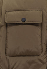 Dsquared2 Padded Buttoned Jacket Green S74DM0944S53817727_Military Green_29847114