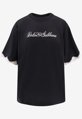 Dolce & Gabbana Signature Logo T-shirt Black F8V62ZGDDB8N0000_Black_29842184