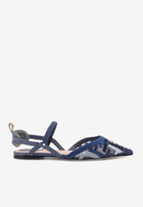 Fendi Colibrì Lite FF Logo Slingback Flats Blue 8J8559AORMF1T01_DE.MIRT MULT+DE.MIRT_29851033